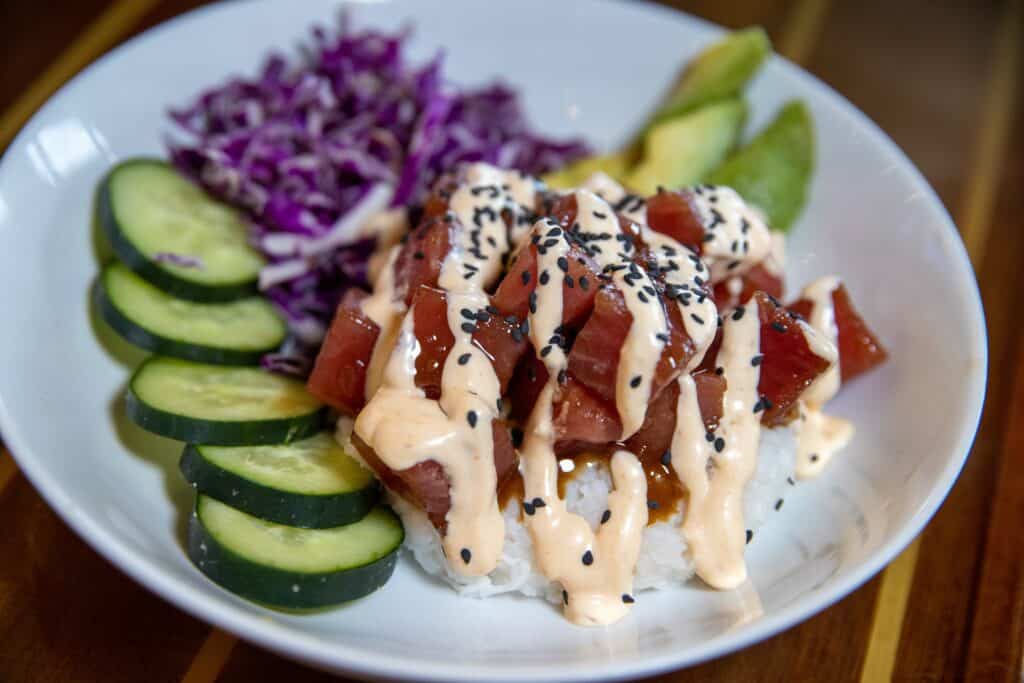 Yellowfin Tuna Bowl • Shaggys Restaurants