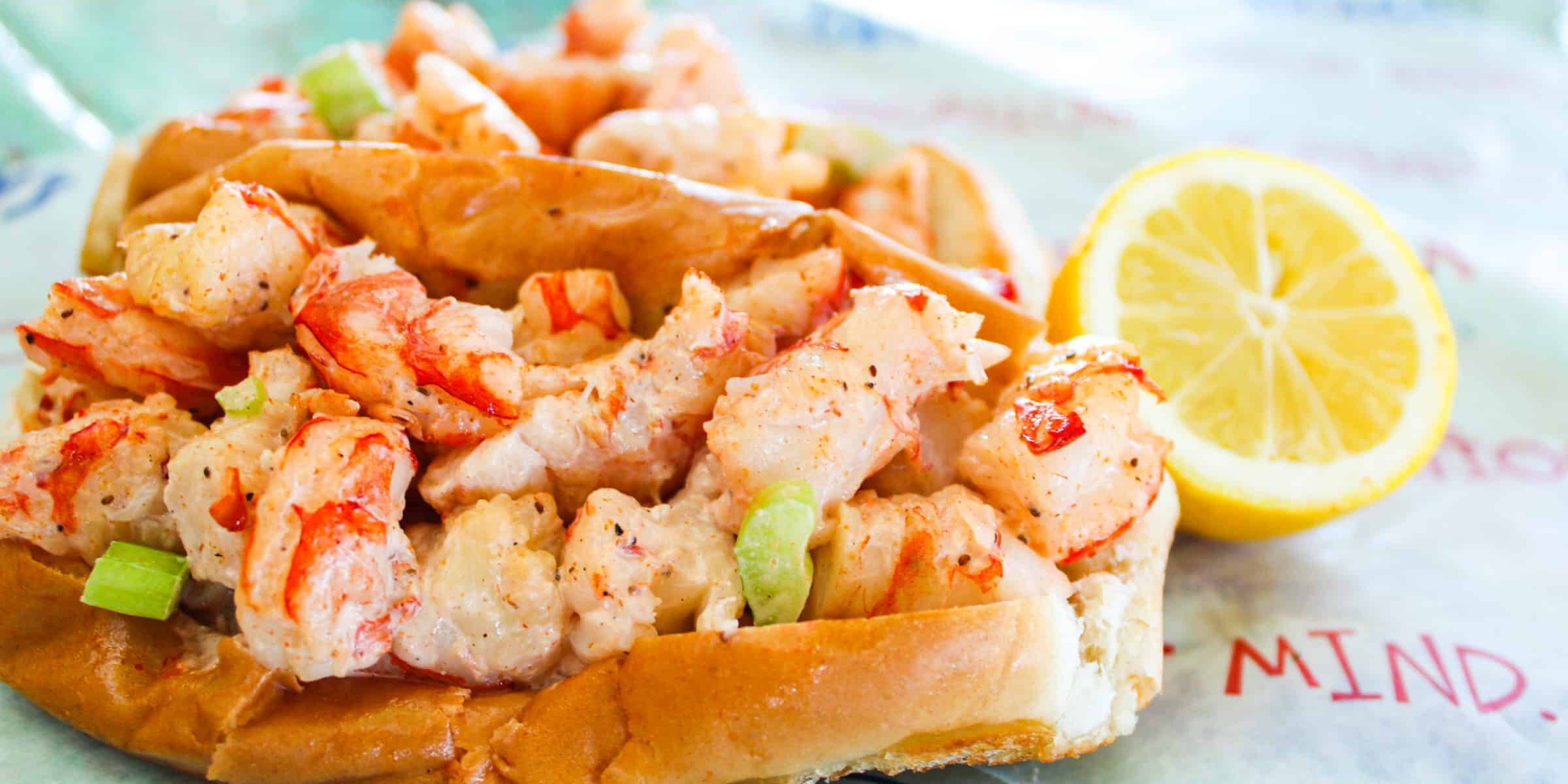 New England Style Royal Red Shrimp Roll 